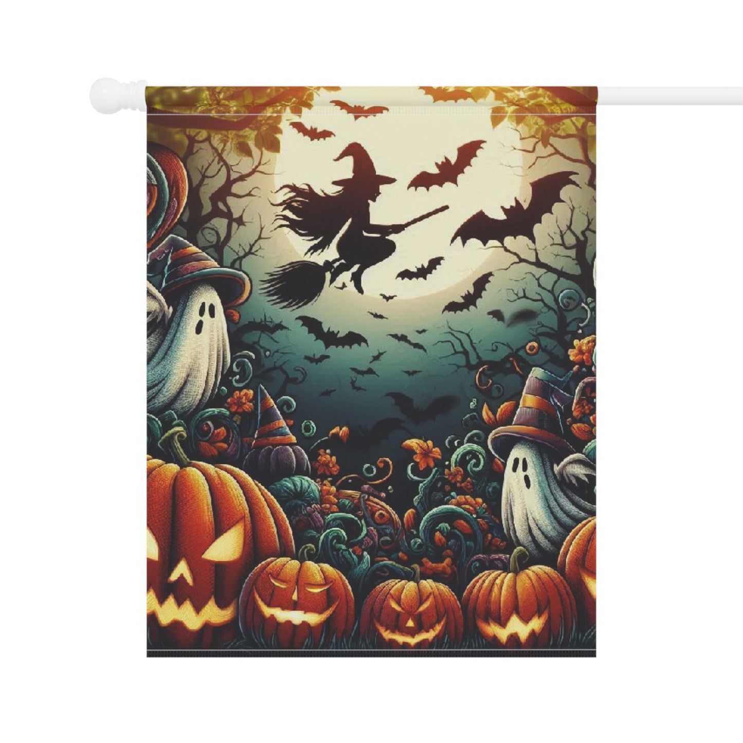Halloween Garden & House Banner