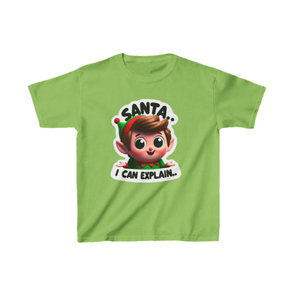 "Santa, I Can Explain" Scout Elf Heavy Cotton™ Tee