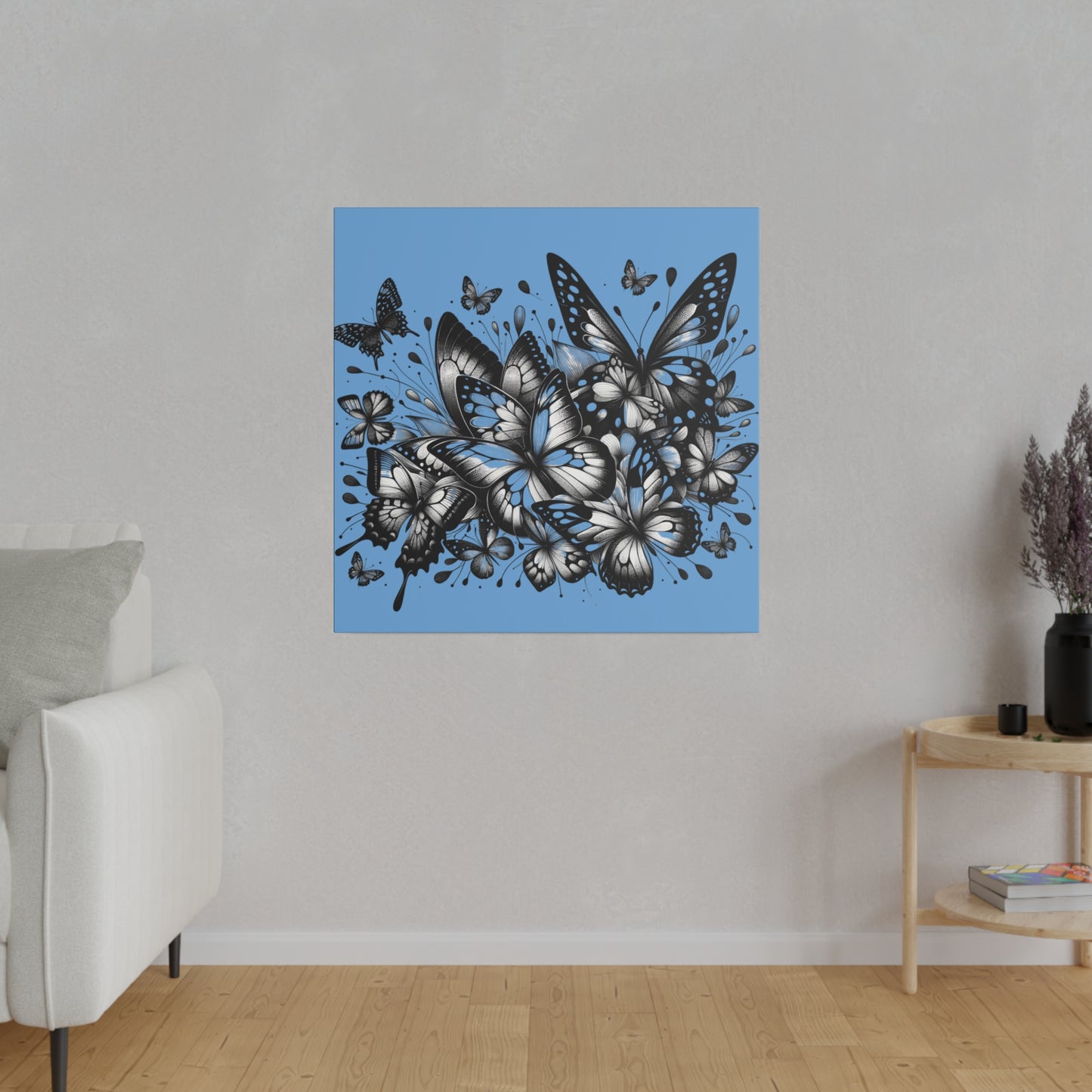 Butterfly Rush Graphic Original Matte Canvas, Stretched, 0.75"