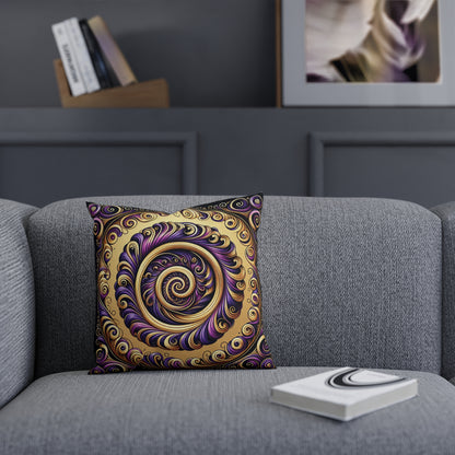 Purple & Gold Cushion