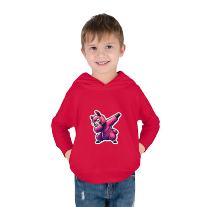 Dabbing Llama Toddler Pullover Fleece Hoodie
