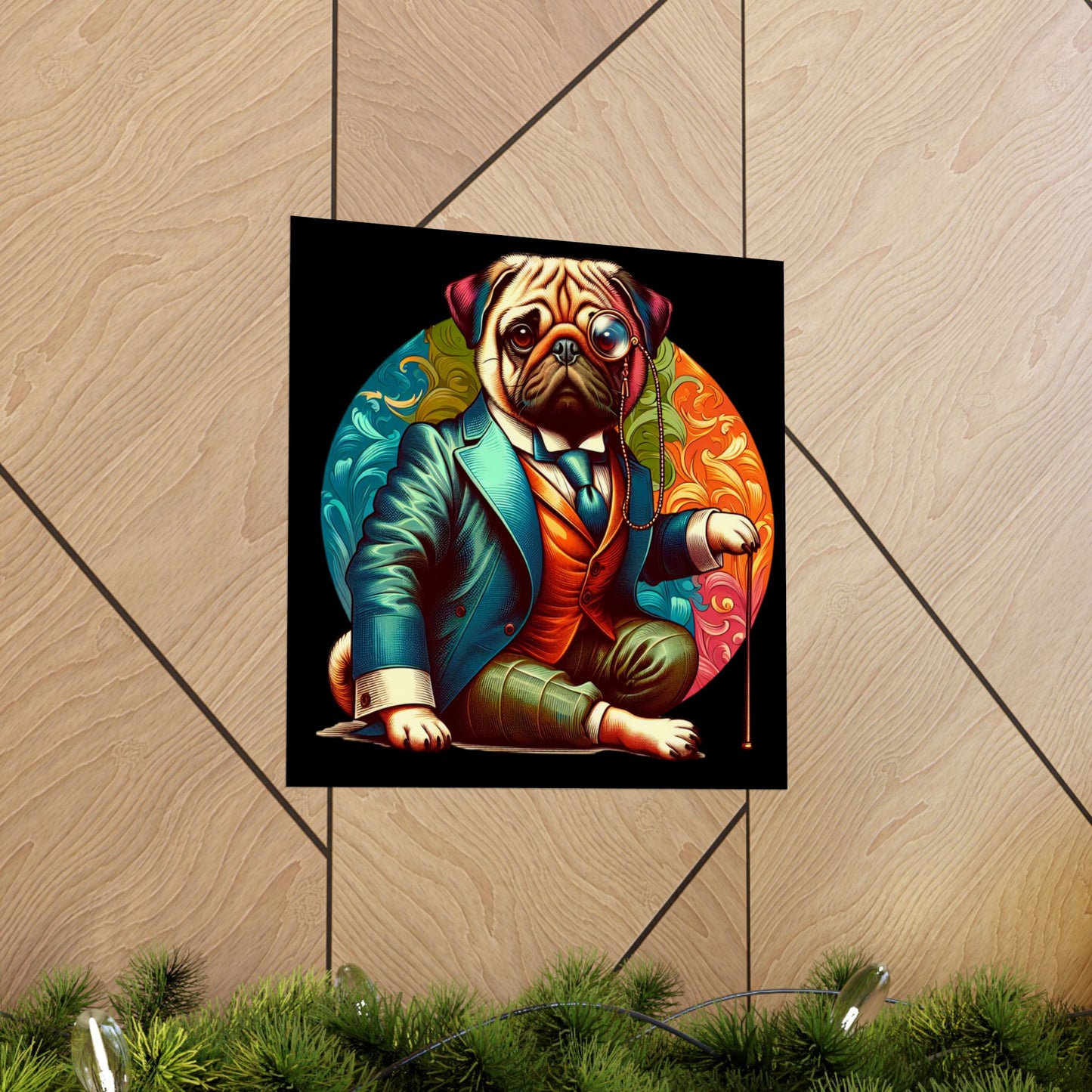 Mr Pug Vertical Posters