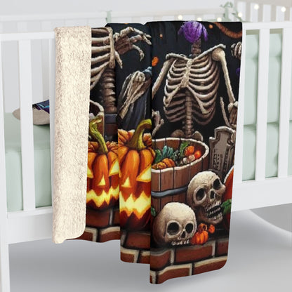 Halloween Collection Sherpa Fleece Blanket