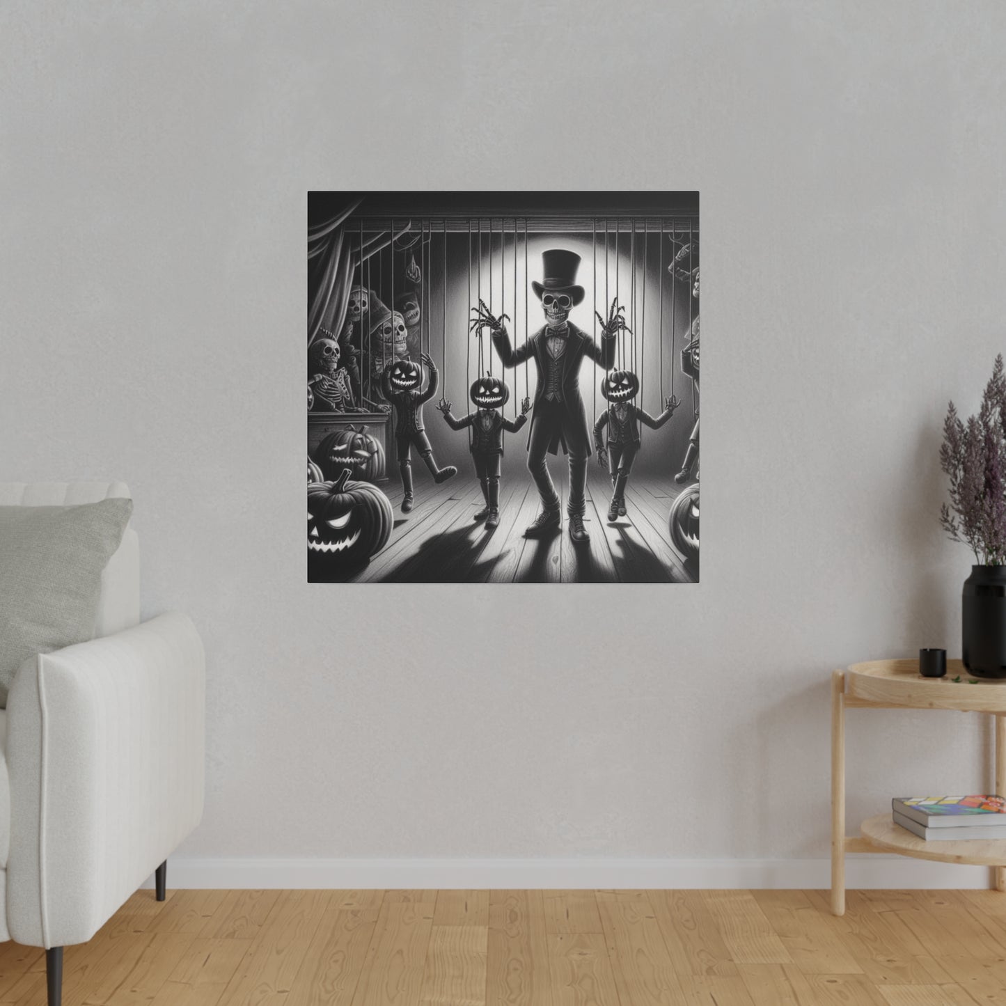 Halloween Marionettes Canvas Print