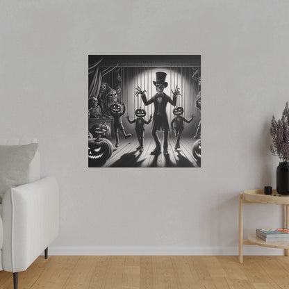 Halloween Marionettes Canvas Print