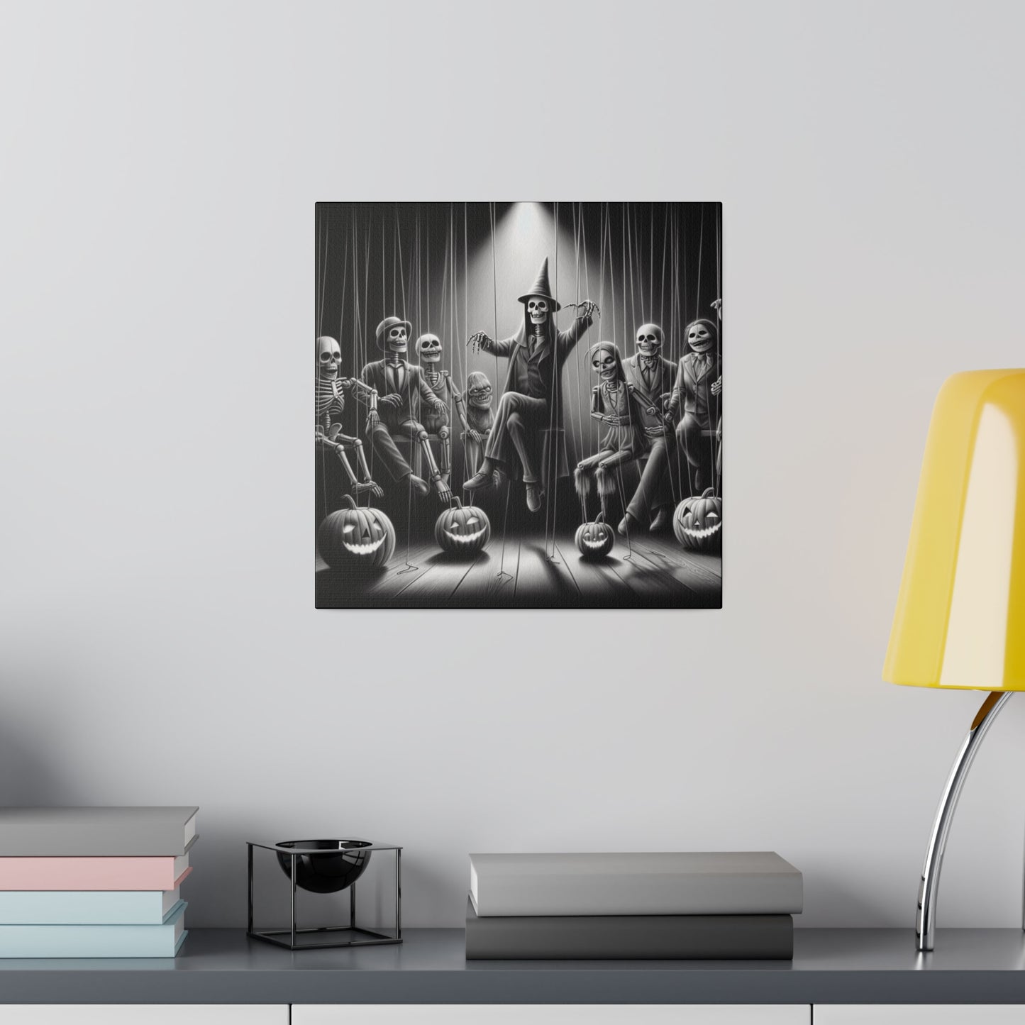 Halloween Marionettes Canvas Print
