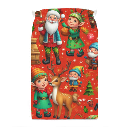 Red Santa & Elf Gift Sack