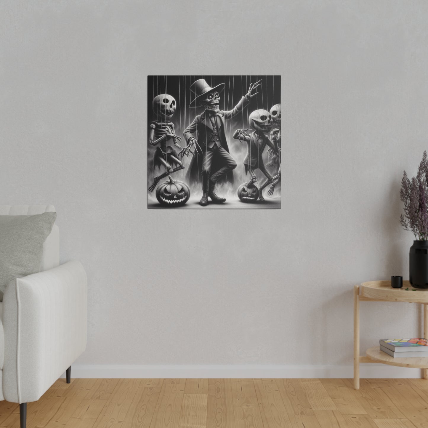 Halloween Marionettes Canvas Print