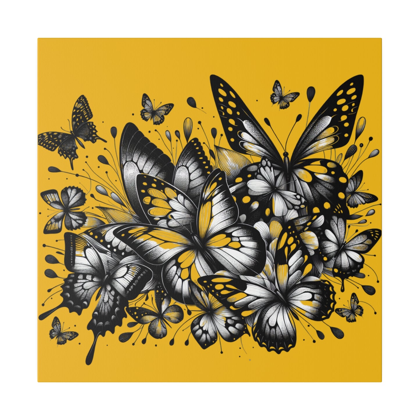 Butterfly Rush Graphic Original Matte Canvas, Stretched, 0.75"