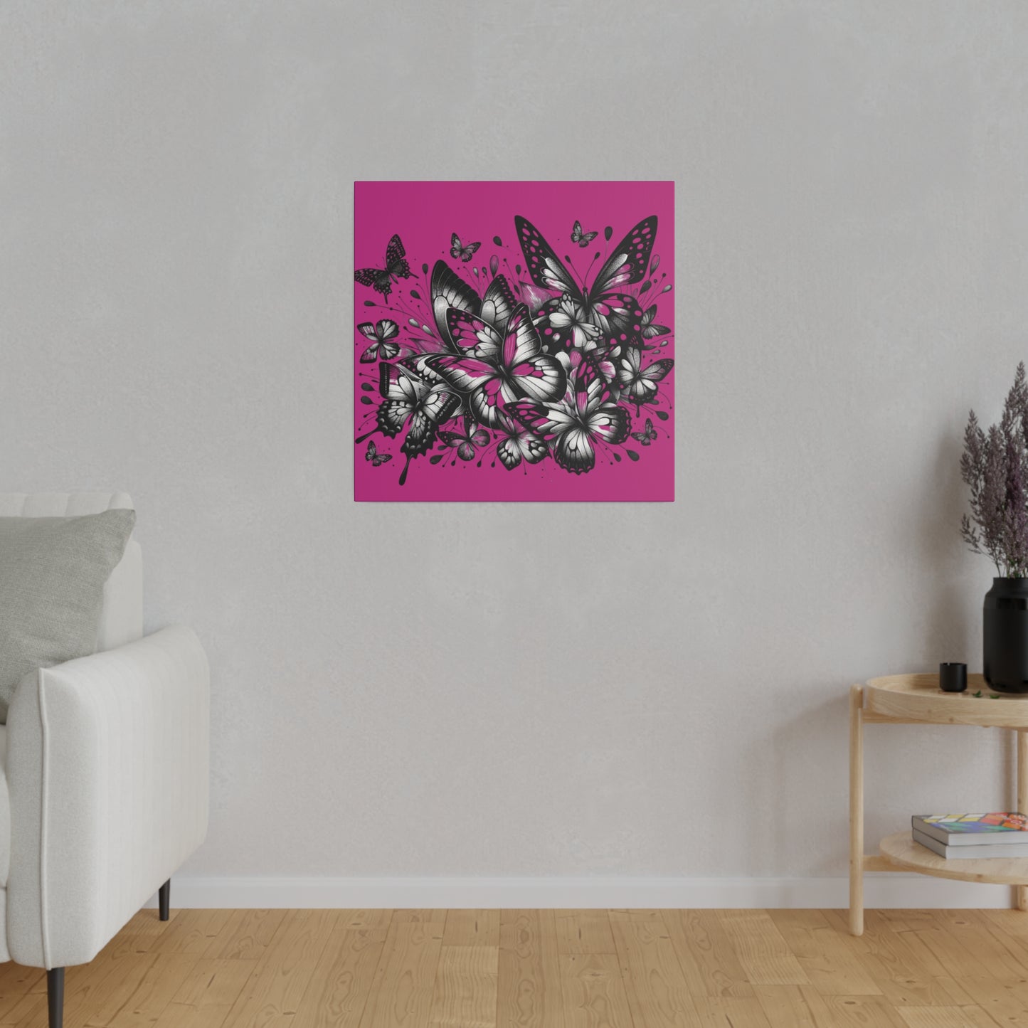 Butterfly Rush Graphic Original Matte Canvas, Stretched, 0.75"