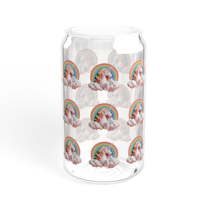 Unicorn Sipper Glass, 16oz