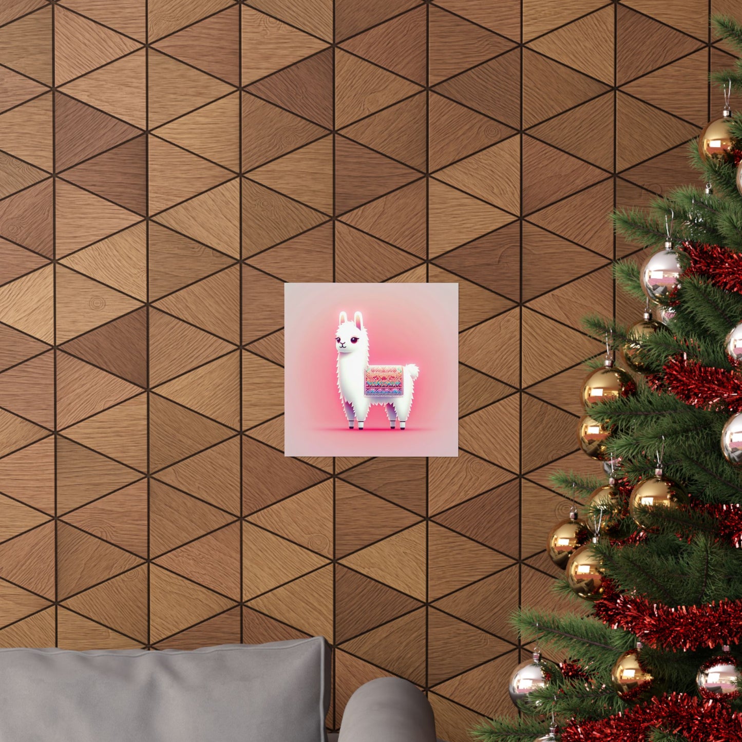 Llama A Vertical Posters