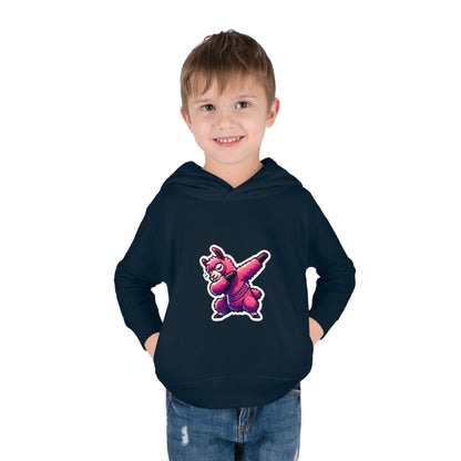 Dabbing Llama Toddler Pullover Fleece Hoodie