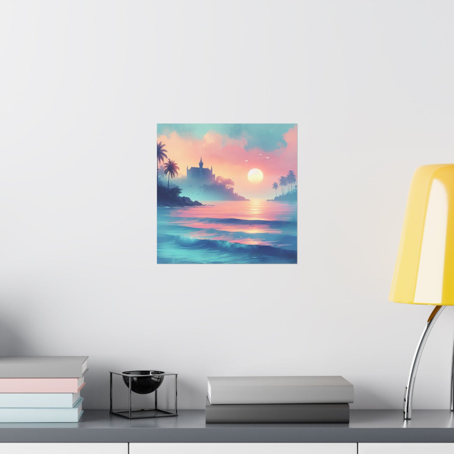 Beach Sunset F Vertical Posters