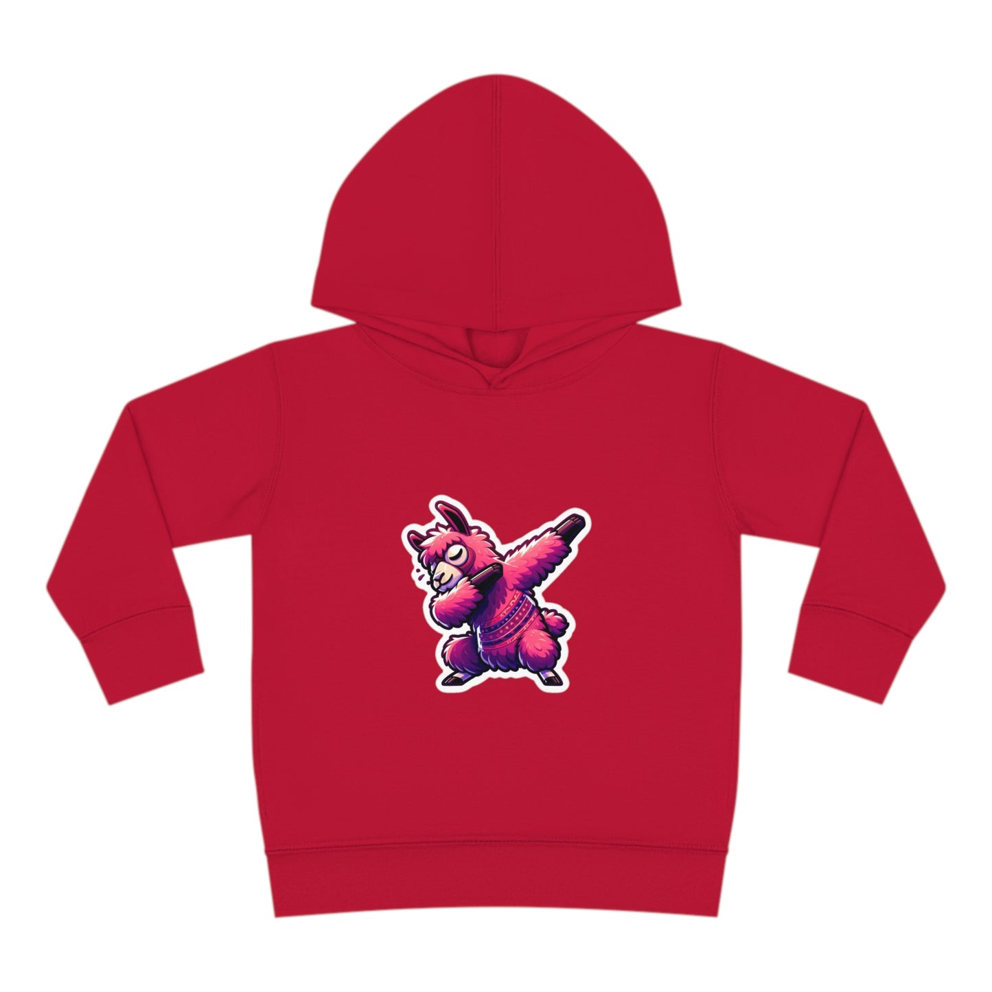 Dabbing Llama Toddler Pullover Fleece Hoodie