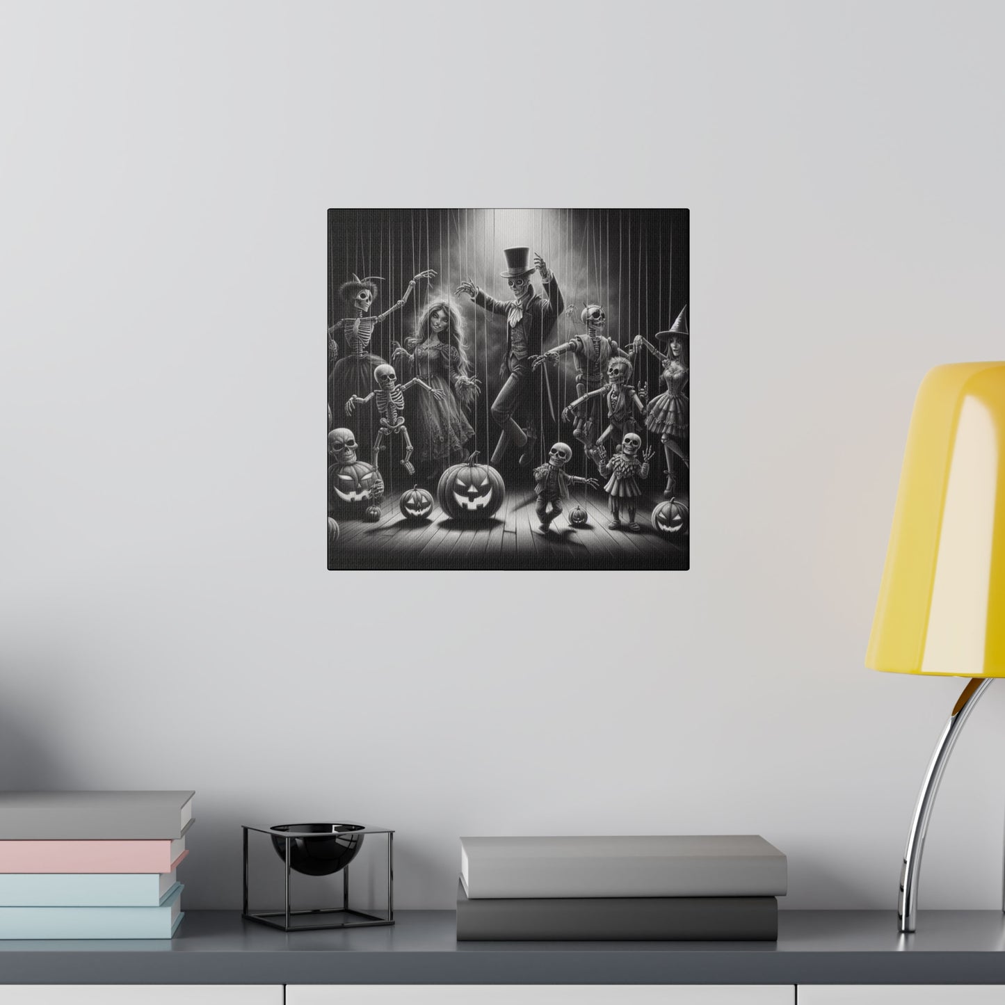 Halloween Marionettes Canvas Print
