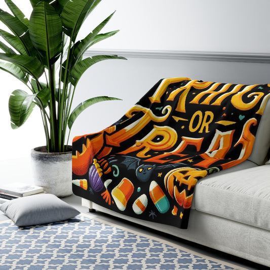 Halloween Collection Sherpa Fleece Blanket