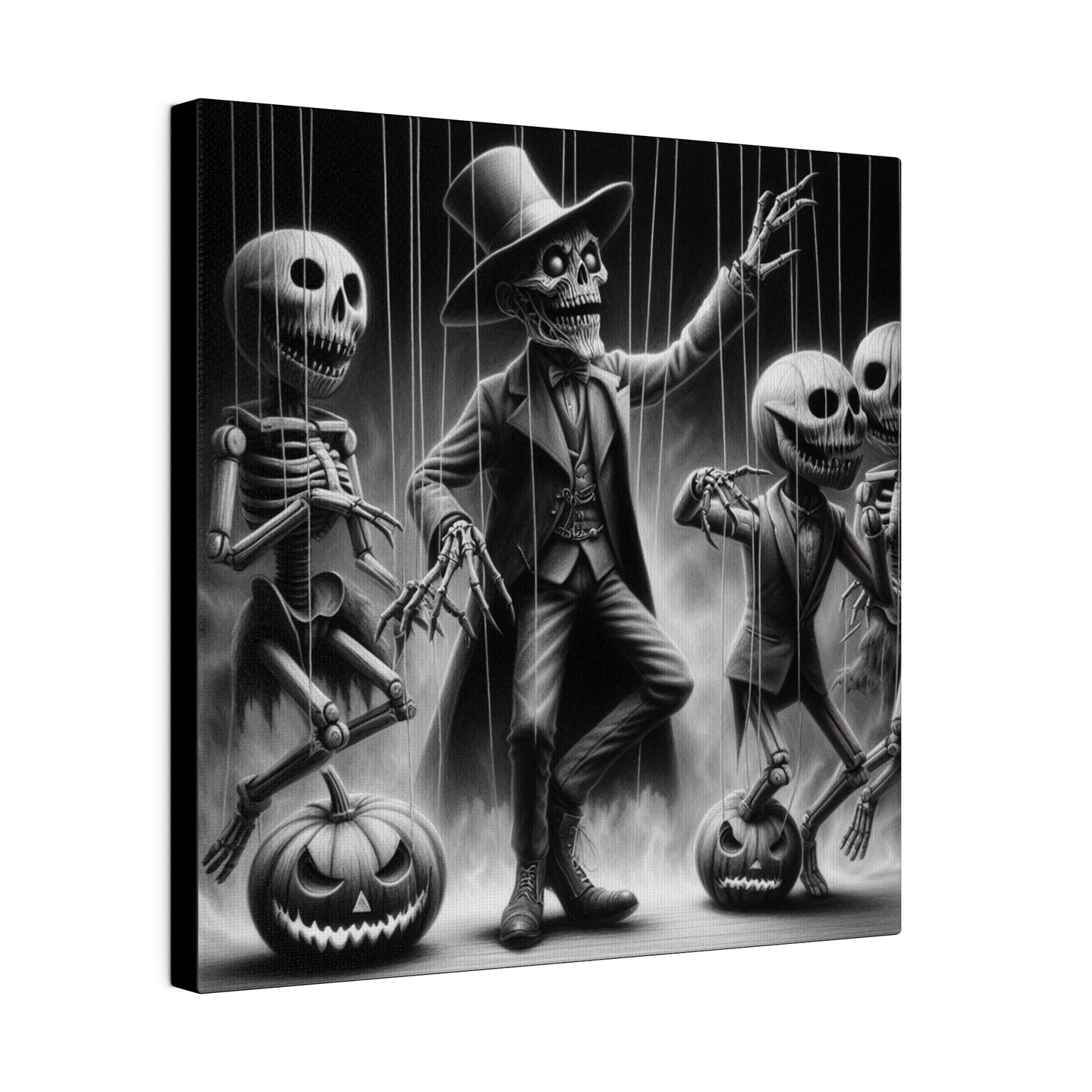 Halloween Marionettes Canvas Print