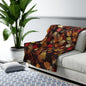 Autumn Sherpa Fleece Blanket
