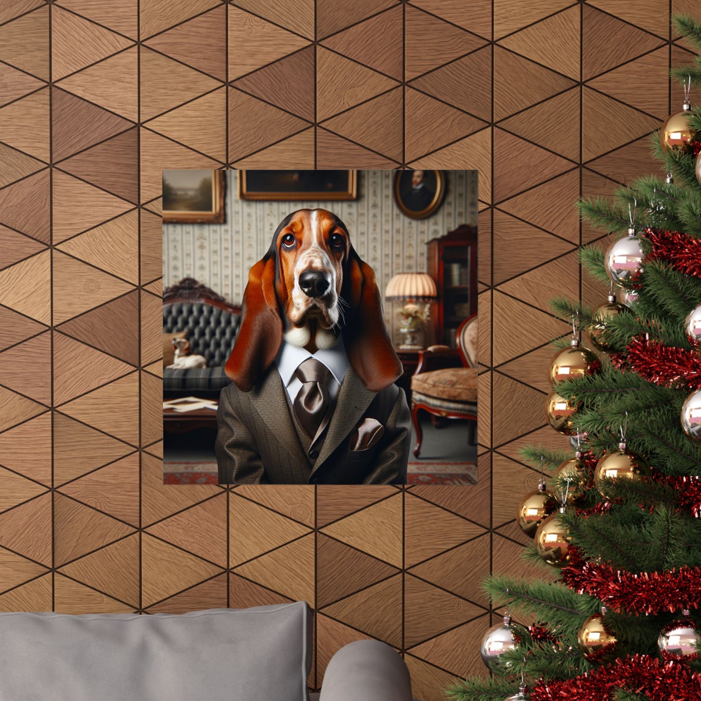 Mr Basset Hound Vertical Posters