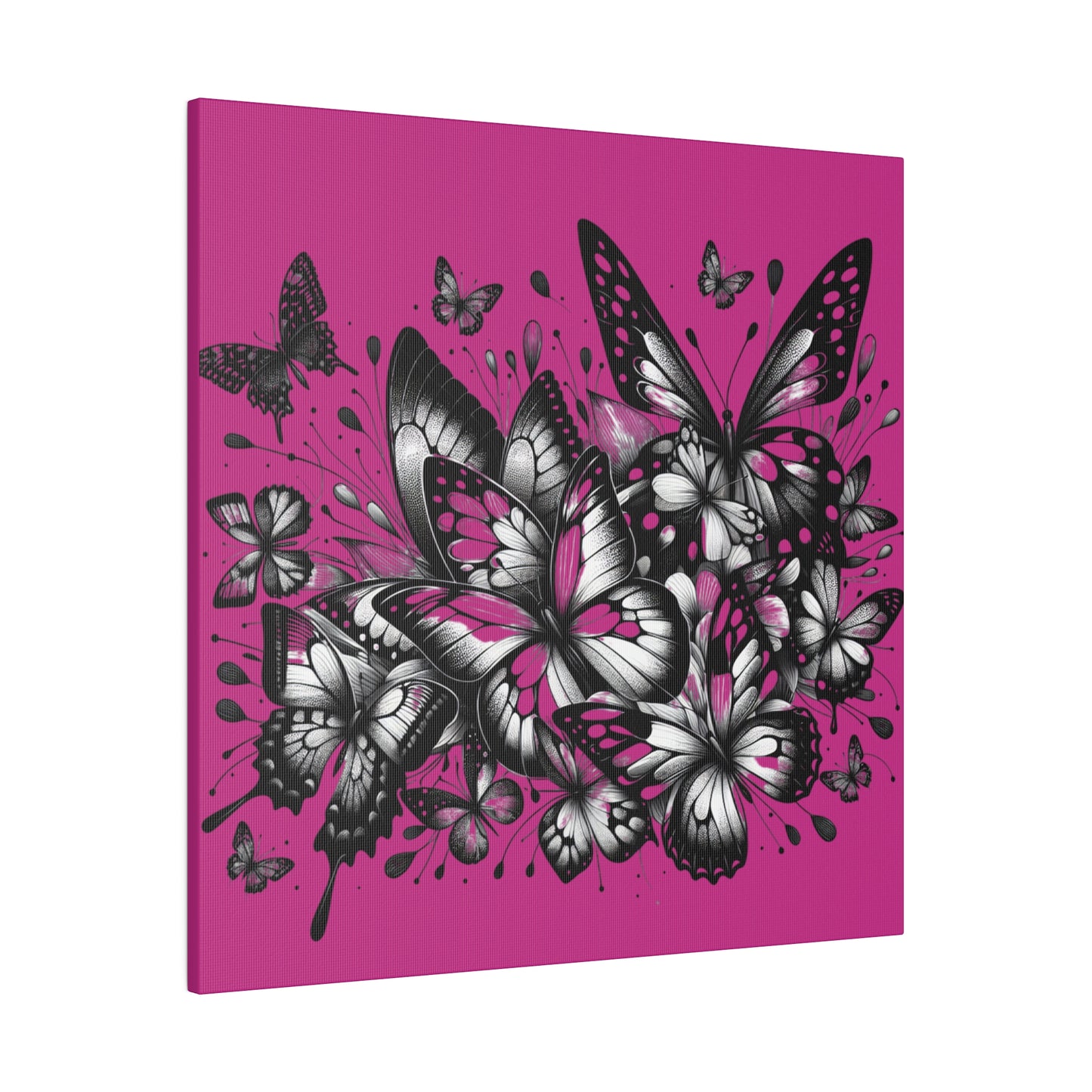 Butterfly Rush Graphic Original Matte Canvas, Stretched, 0.75"