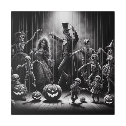 Halloween Marionettes Canvas Print