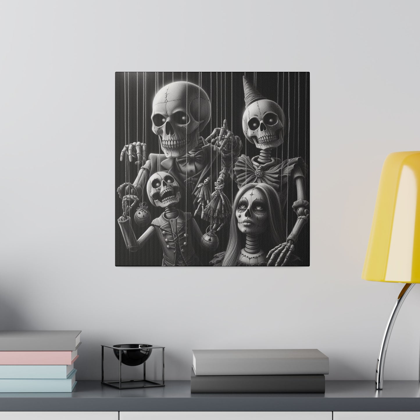 Halloween Marionettes Canvas Print
