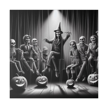 Halloween Marionettes Canvas Print