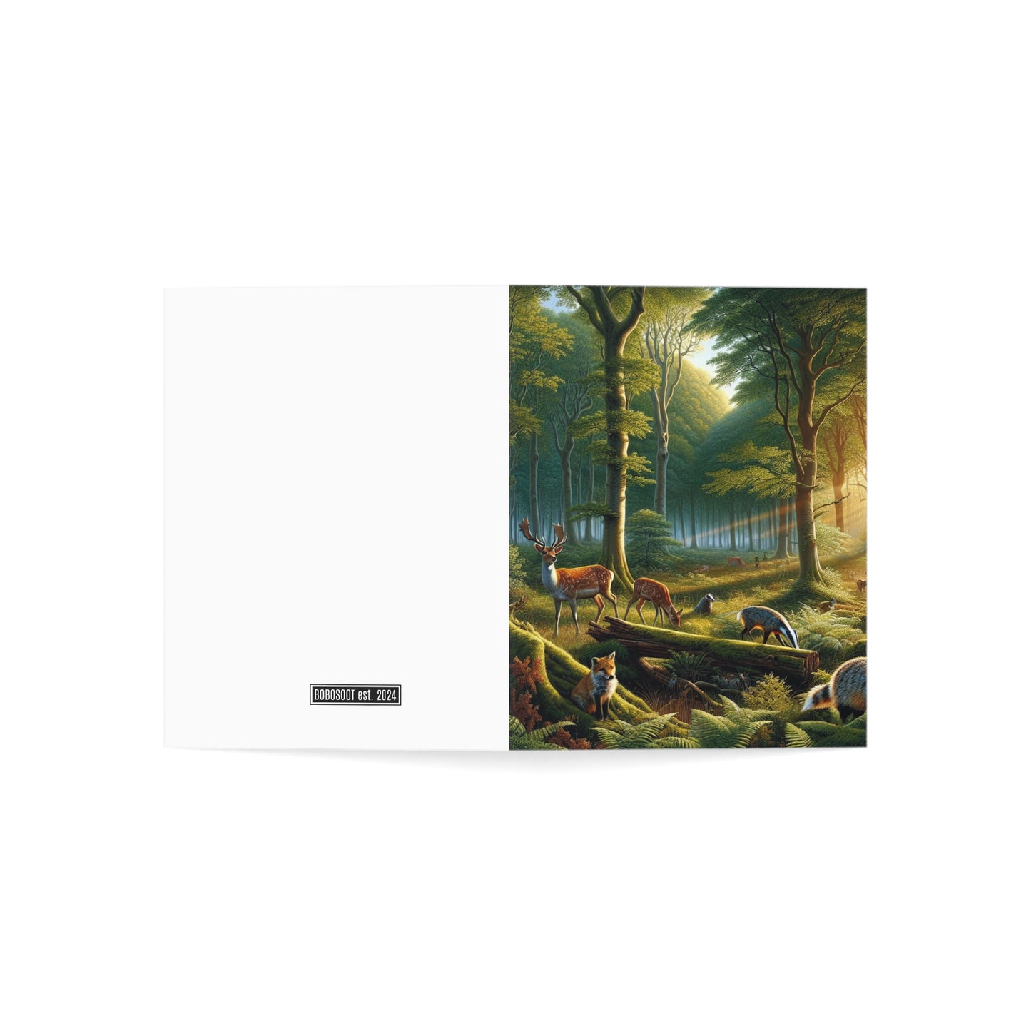 Woodland Collection Greeting Cards BLANK (1, 10, 30, and 50pcs)