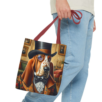 Mr Basset Hound Tote Bag (AOP)
