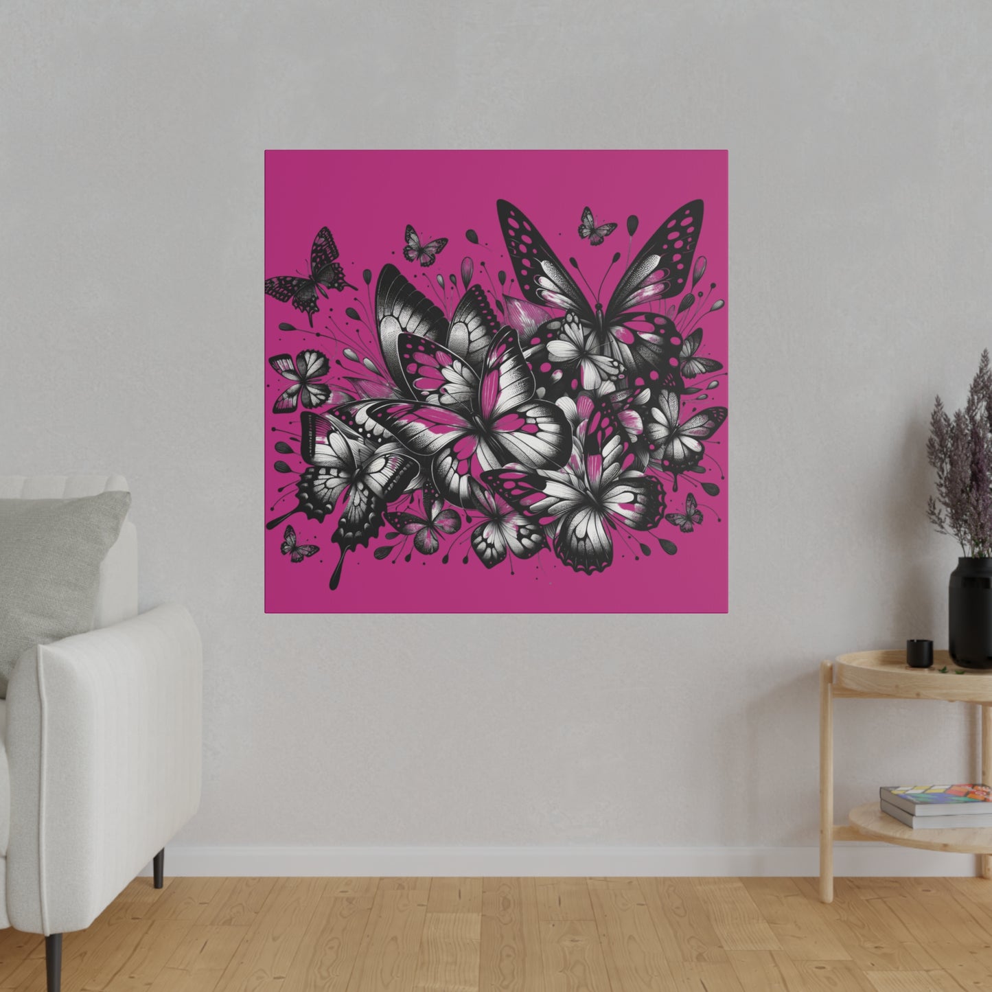 Butterfly Rush Graphic Original Matte Canvas, Stretched, 0.75"