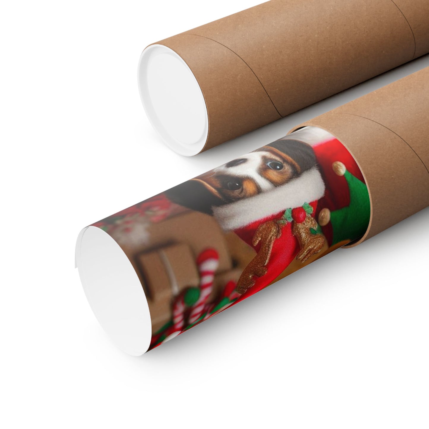 Beagle Christmas Poster