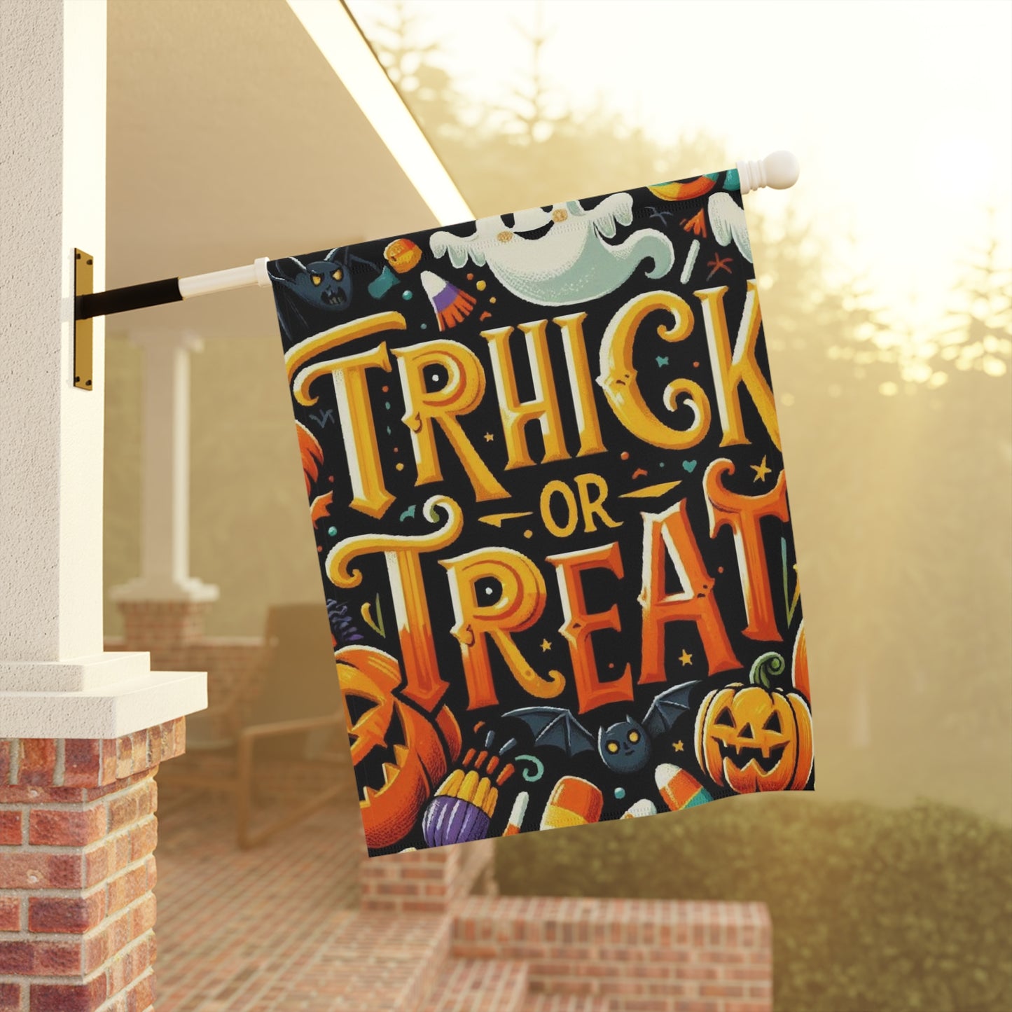 Halloween Garden & House Banner
