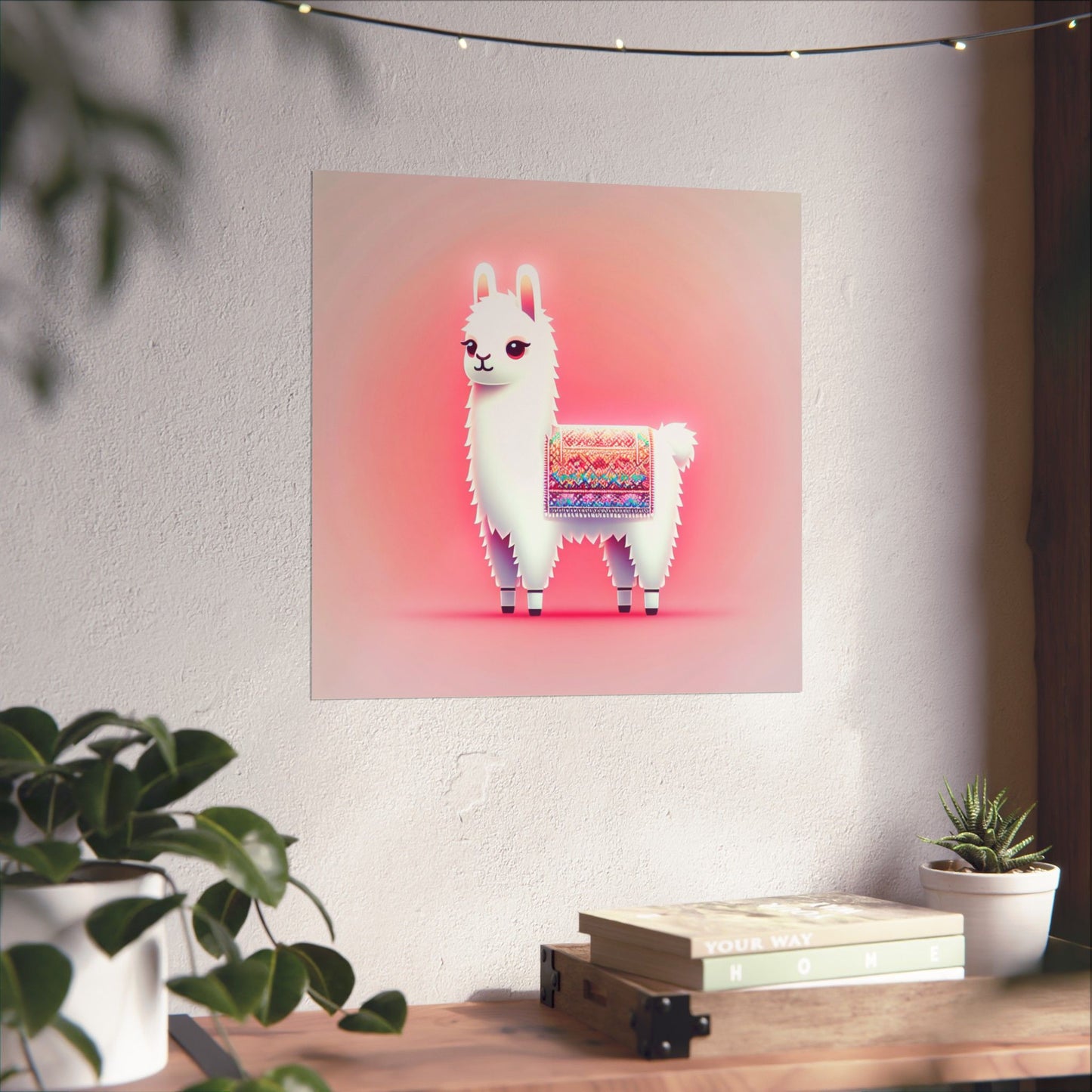 Llama A Vertical Posters