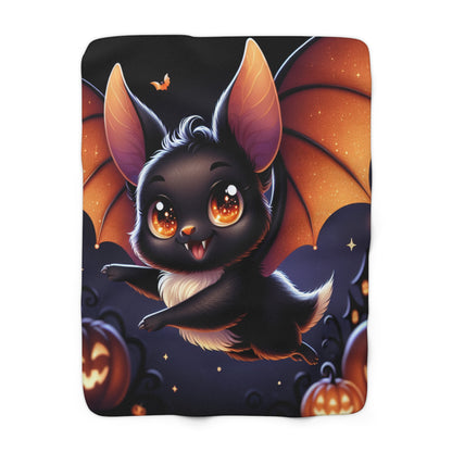 Fatbat Halloween Collection Sherpa Fleece Blanket