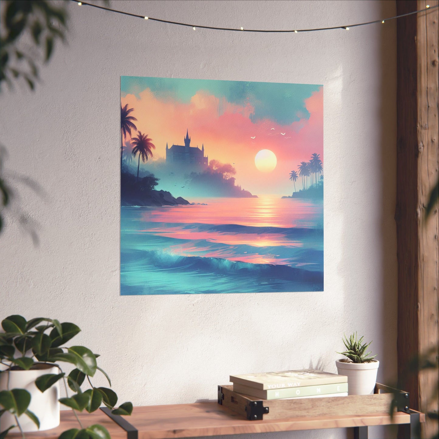 Beach Sunset F Vertical Posters