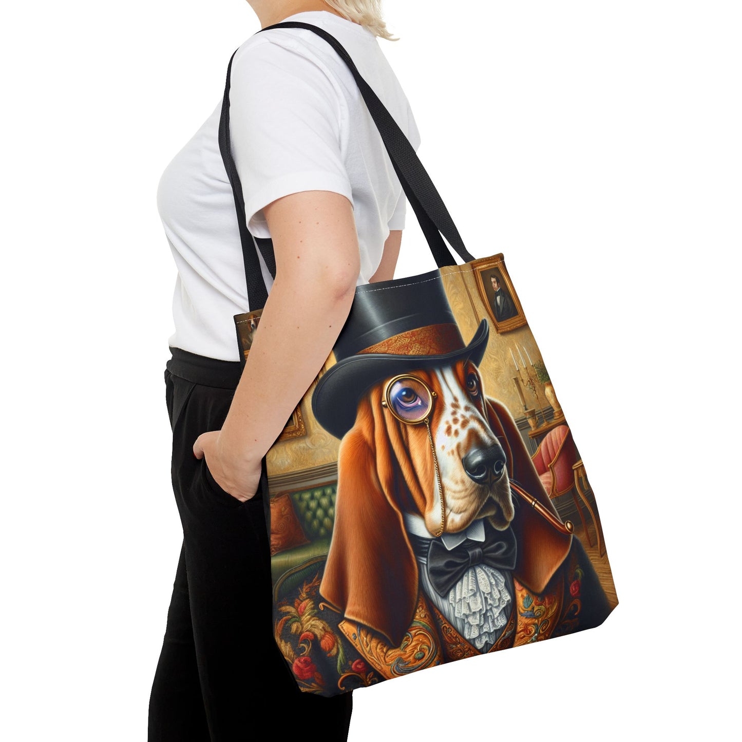Mr Basset Hound Tote Bag (AOP)