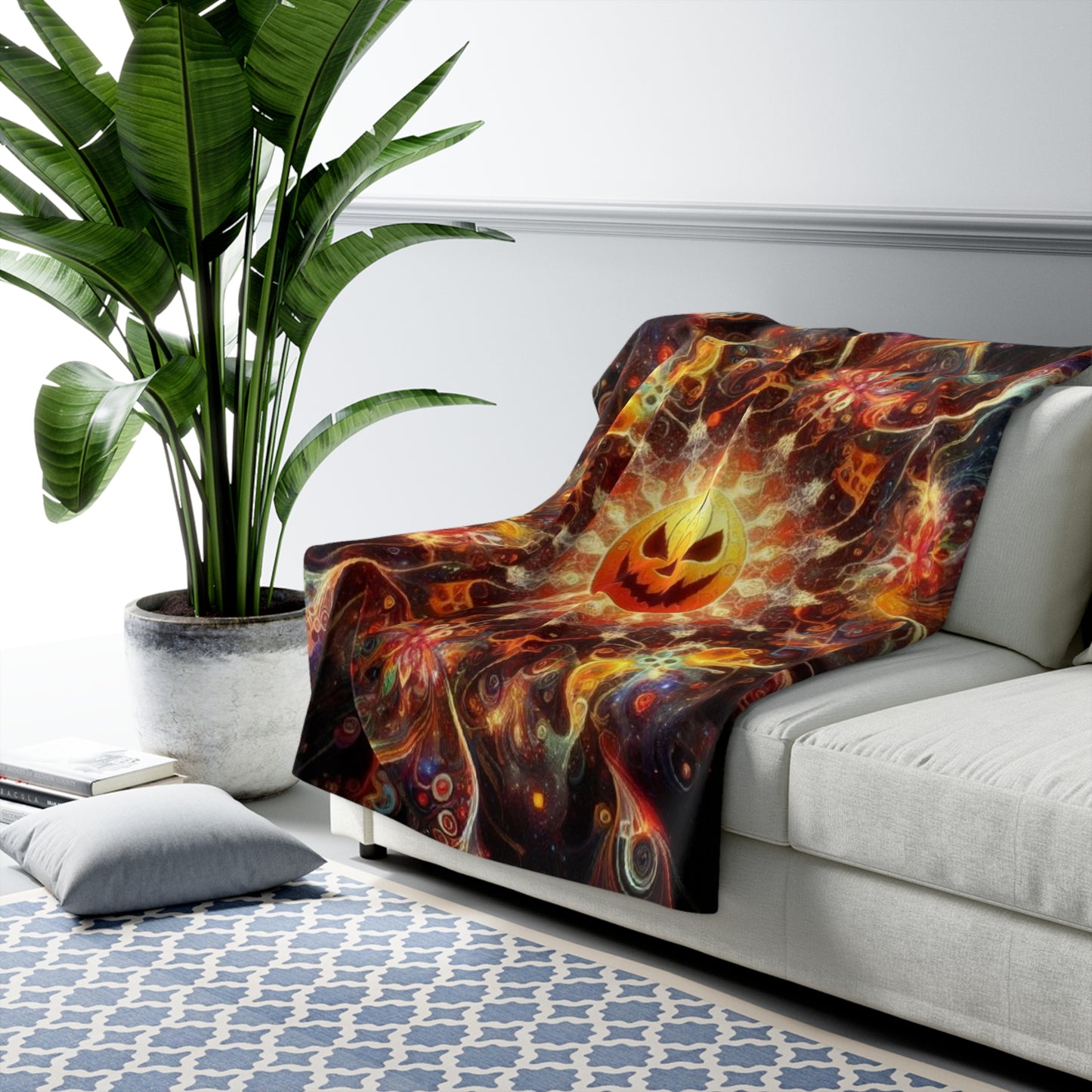 Halloween Collection Sherpa Fleece Blanket