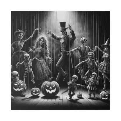 Halloween Marionettes Canvas Print