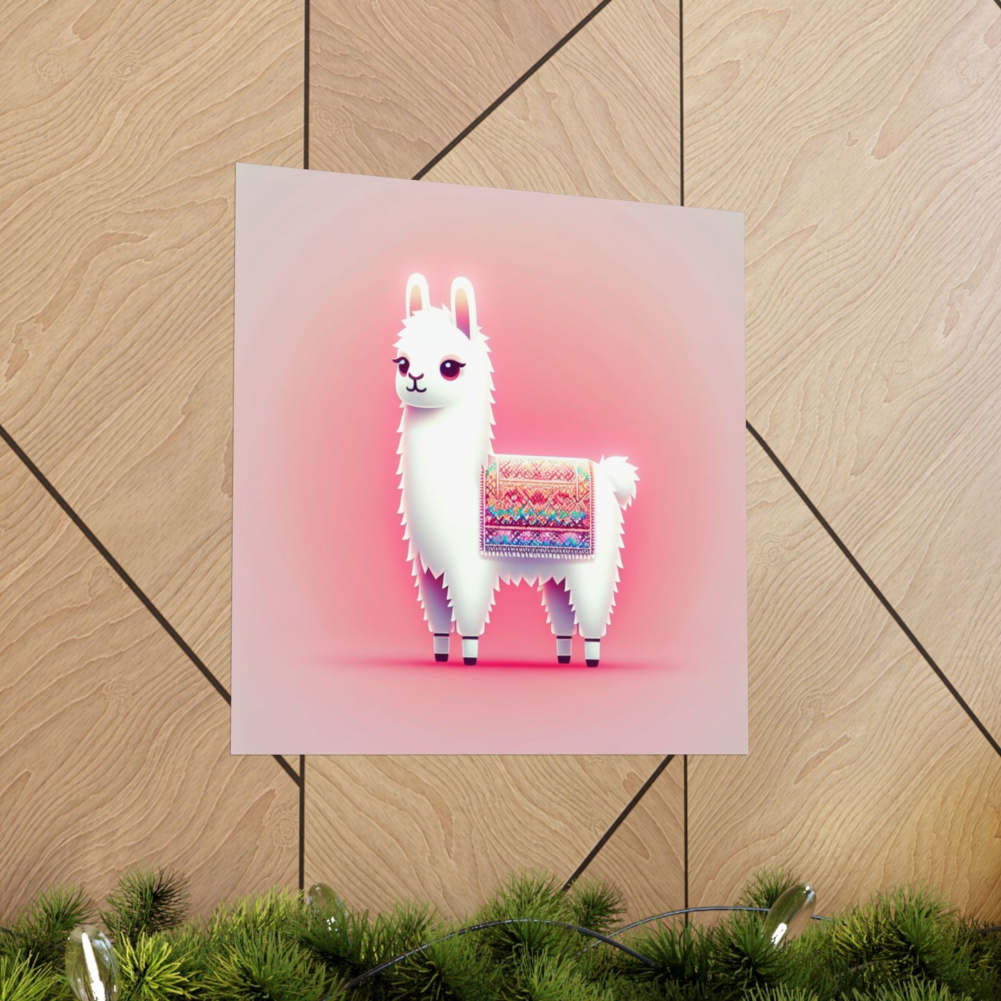 Llama A Vertical Posters