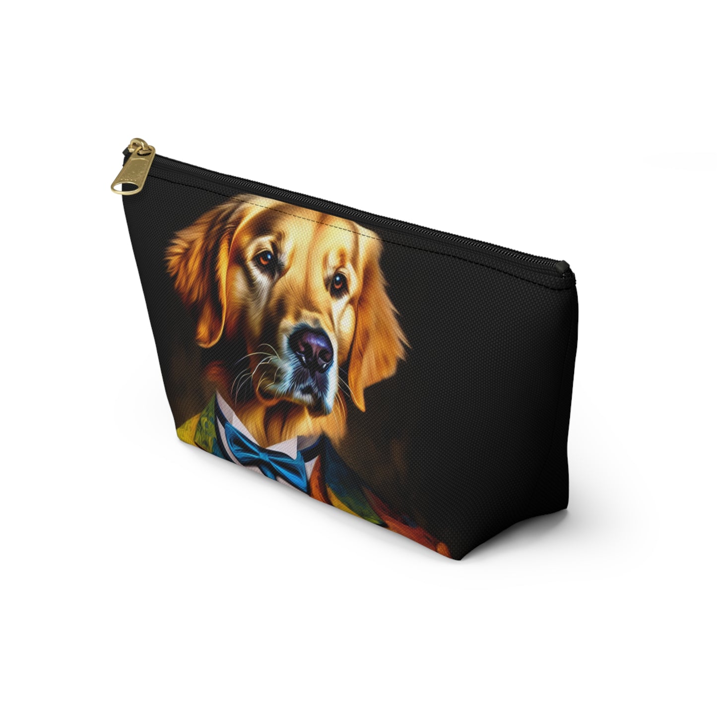 Mr Golden Retriever Accessory Pouch w T-bottom