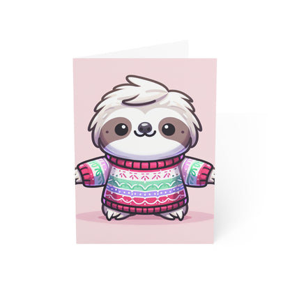 Sloth Collection Greeting Cards BLANK (1, 10, 30, and 50pcs)