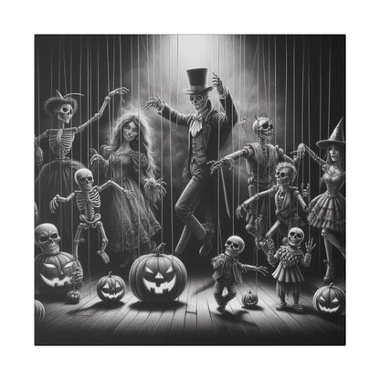 Halloween Marionettes Canvas Print
