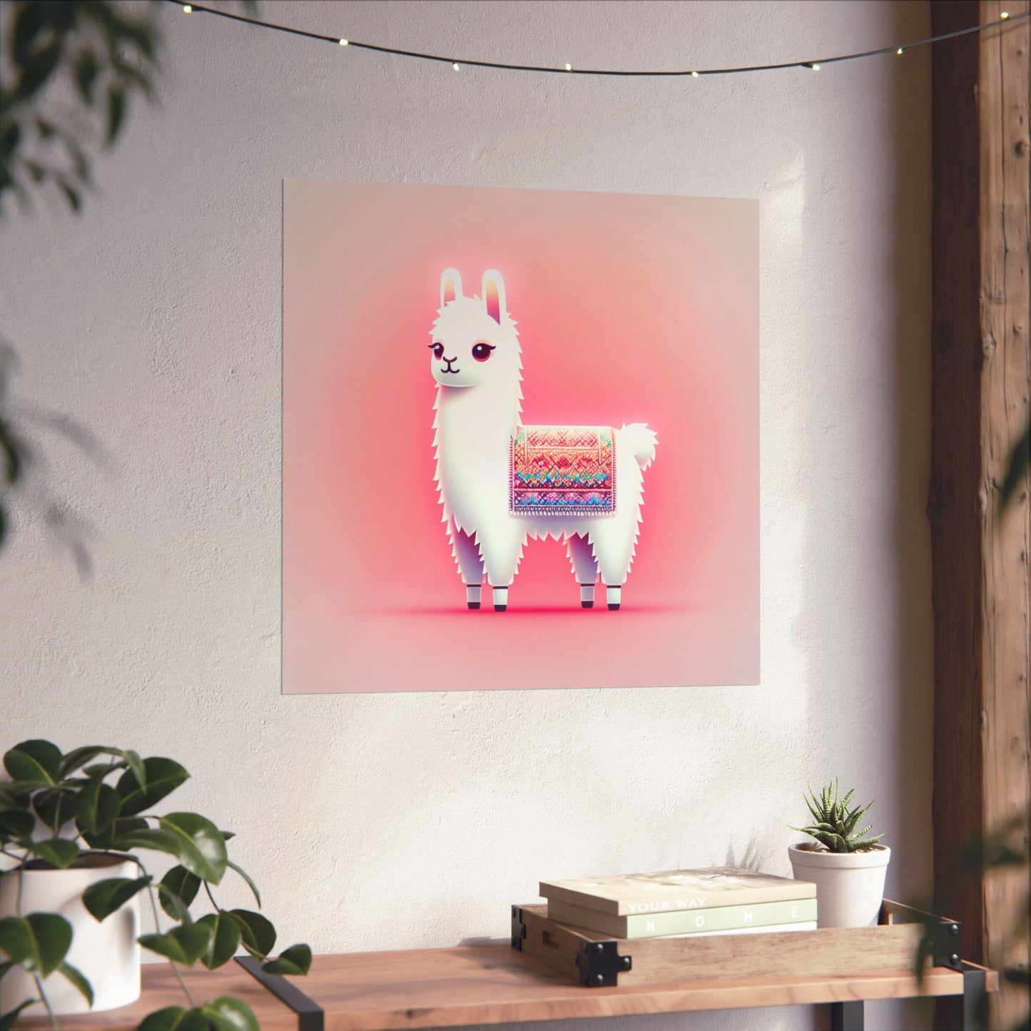 Llama A Vertical Posters