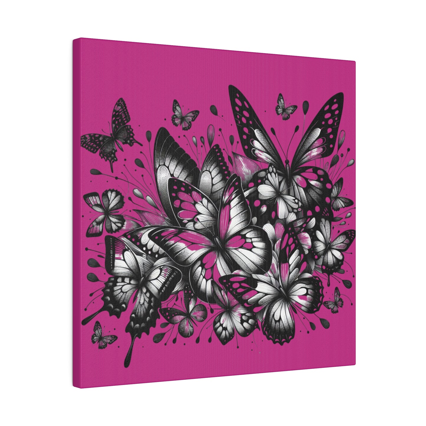 Butterfly Rush Graphic Original Matte Canvas, Stretched, 0.75"