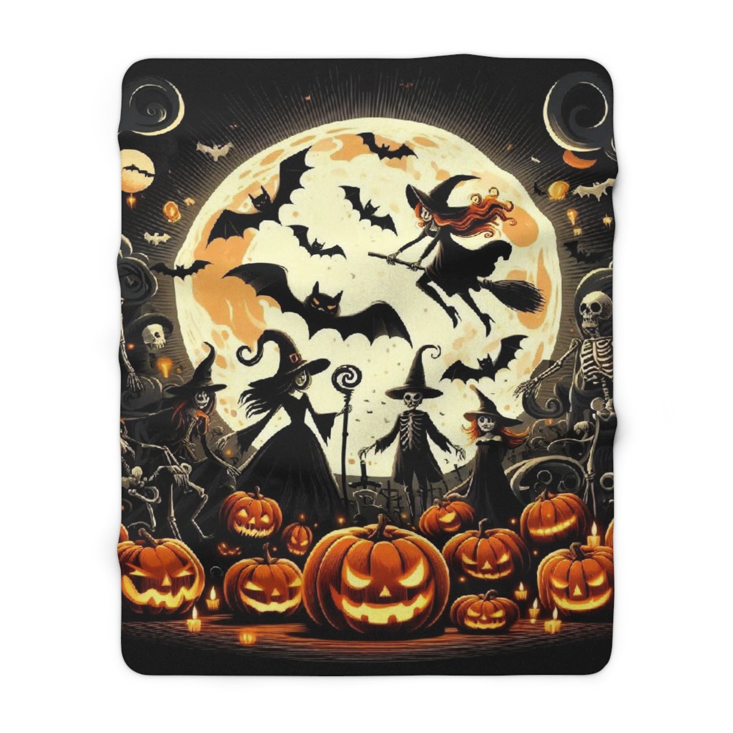 Halloween Collection Sherpa Fleece Blanket