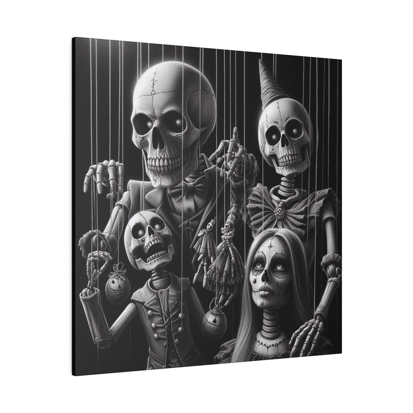Halloween Marionettes Canvas Print