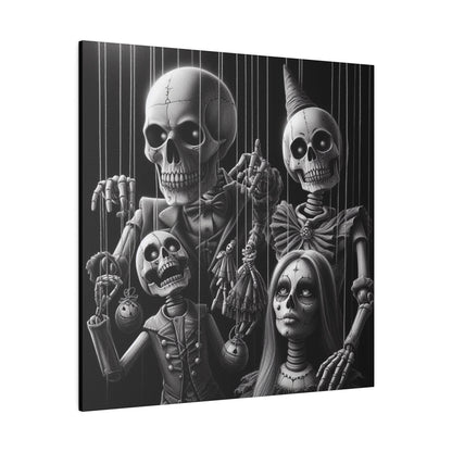 Halloween Marionettes Canvas Print
