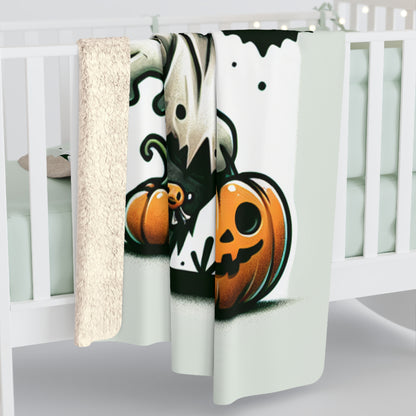 Zombie Halloween Collection Sherpa Fleece Blanket