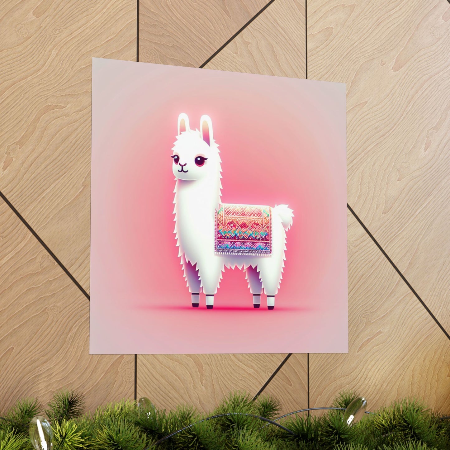 Llama A Vertical Posters